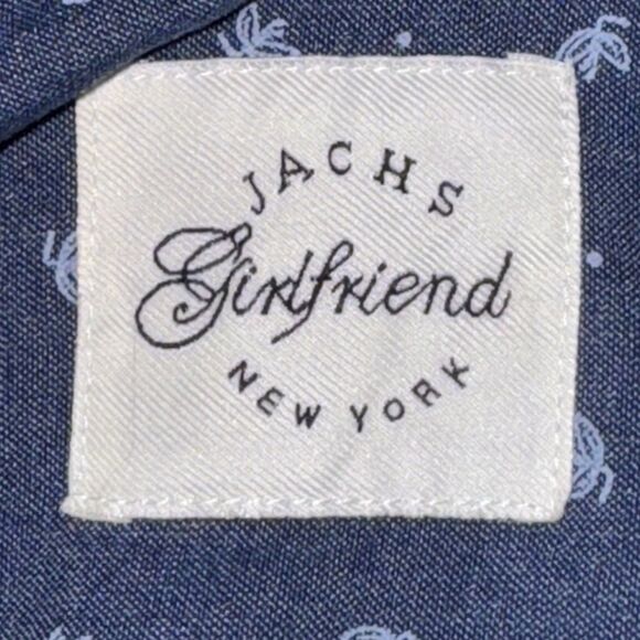 Jachs Girlfriend Womens Large White Soft Plaid Button Up Long Sleeve New - Picture 7 of 8